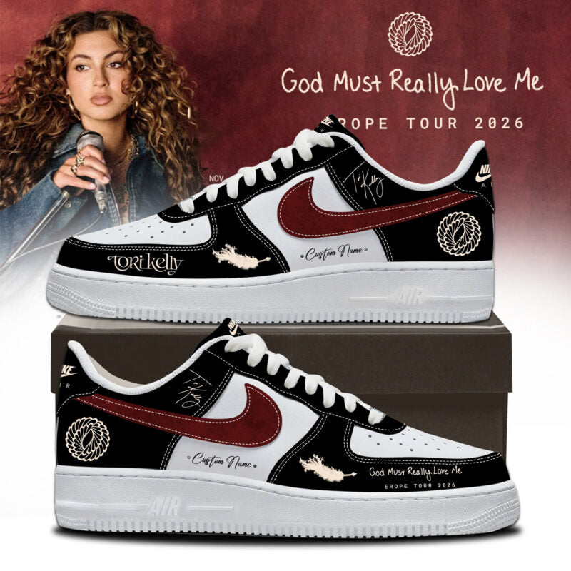 _TK the “God Must Really Love Me” Europe Tour 2026 Limited Edition AF1 Sneakers