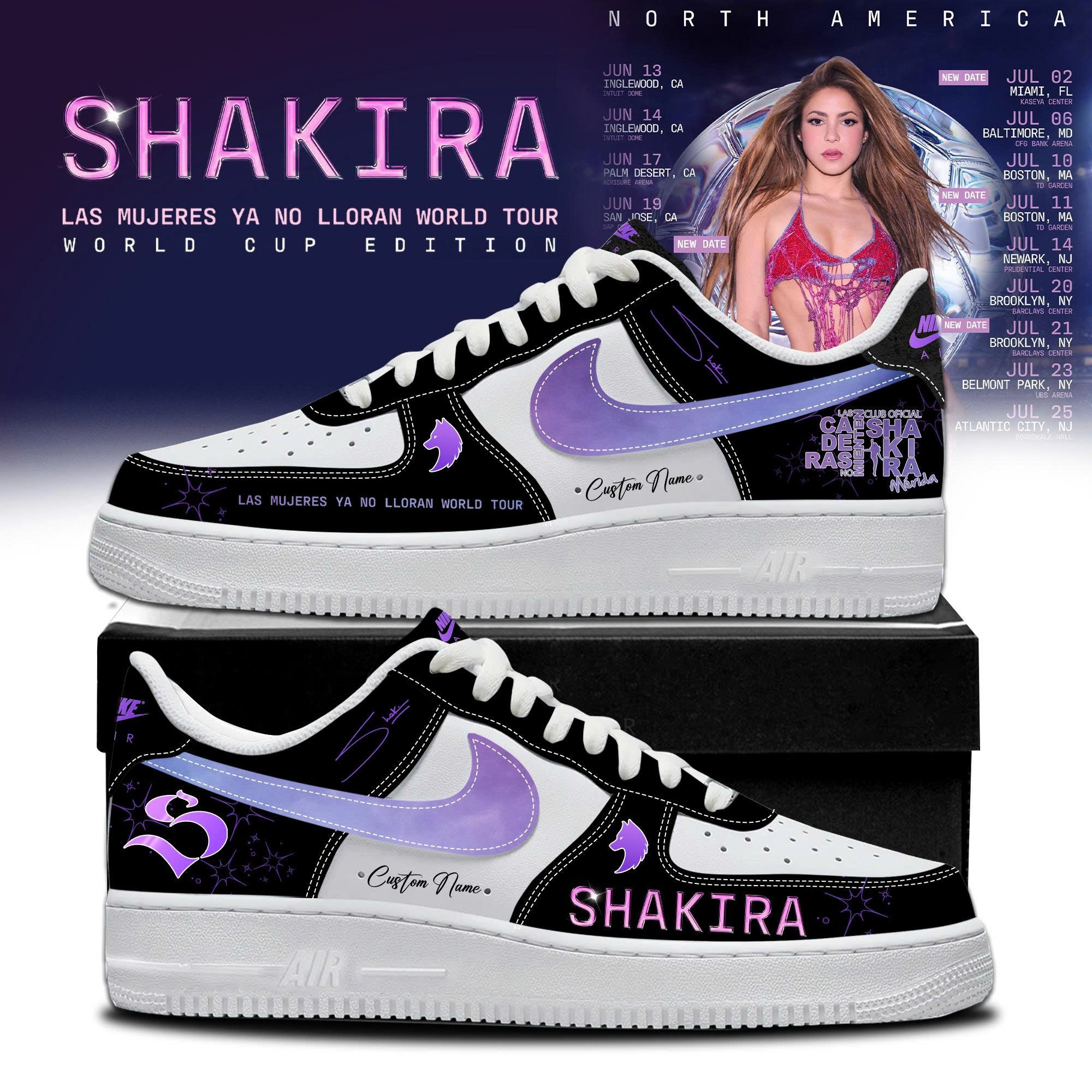 “Las Mujeres Ya No Lloran” Tour 2026 Limited Edition AF1 Sneakers